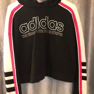 Adidas cropped hoodie